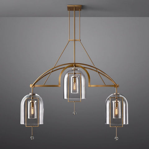 Fulcrum Linear Chandelier 61"