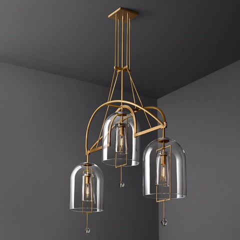 Fulcrum Linear Chandelier 61"