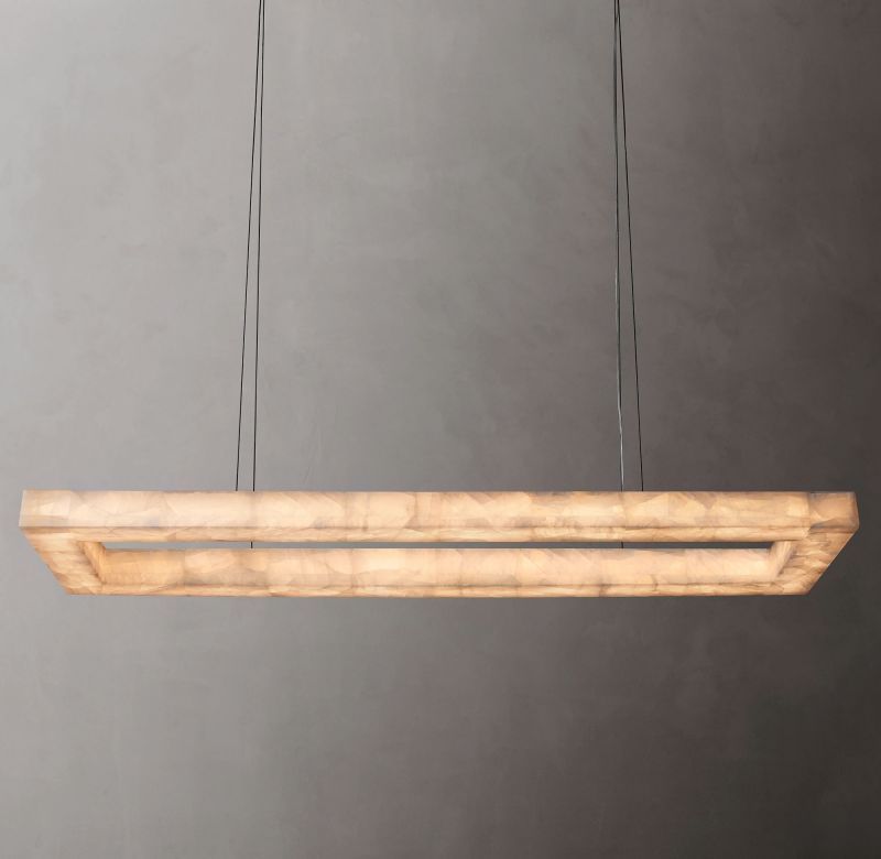 Rivege rectangular Chandelier 72"