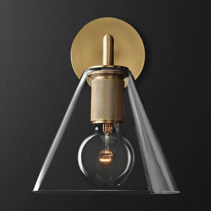 Utilitaire Funnel Shade Sconce