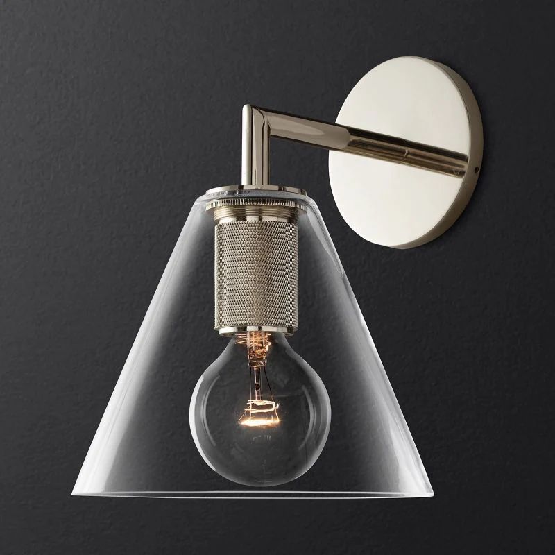 Utilitaire Funnel Shade Sconce