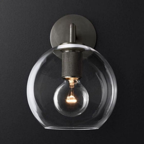 Utilitaire Globe Shade Sconce