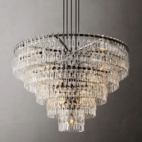 Marigna Five-Tier Round Chandelier 60"