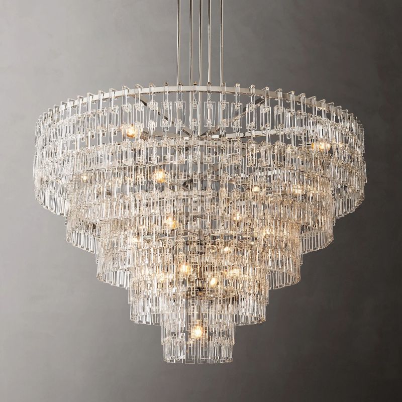 Marigna Five-Tier Round Chandelier 60"