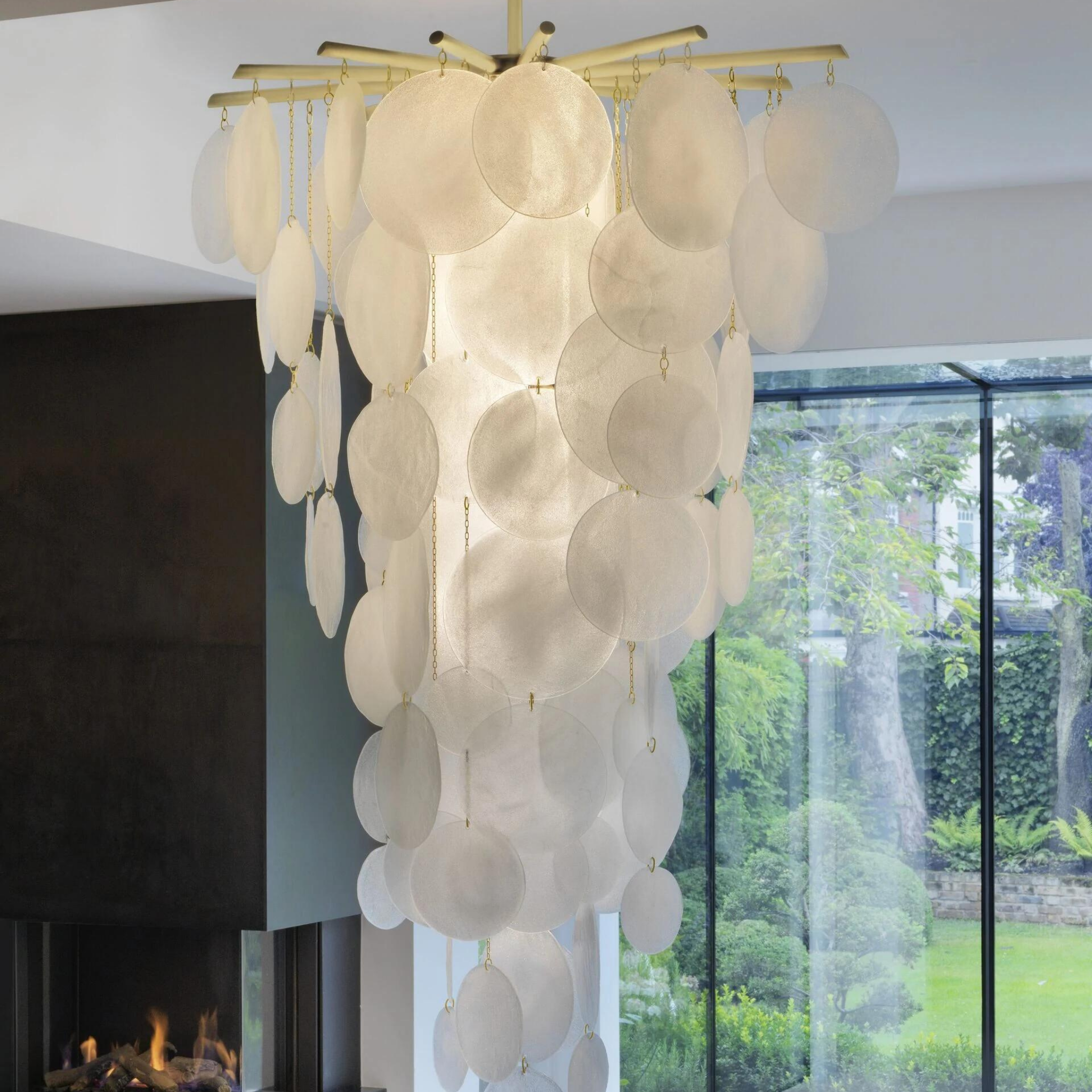 Iris Cascade Modern Chandelier - CTO Lighting