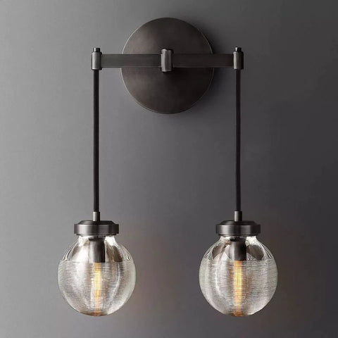 Pearl Spherical Modern Double Wall Sconce