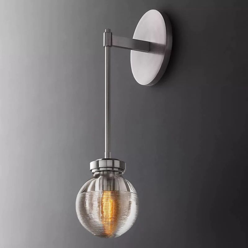 Pearl Spherical Modern Wall Sconce (Rod)