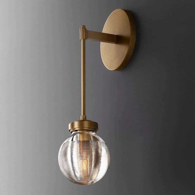 Pearl Spherical Modern Wall Sconce (Rod)