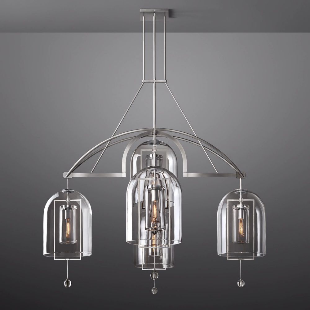 Fulcrum Round Chandelier 61"