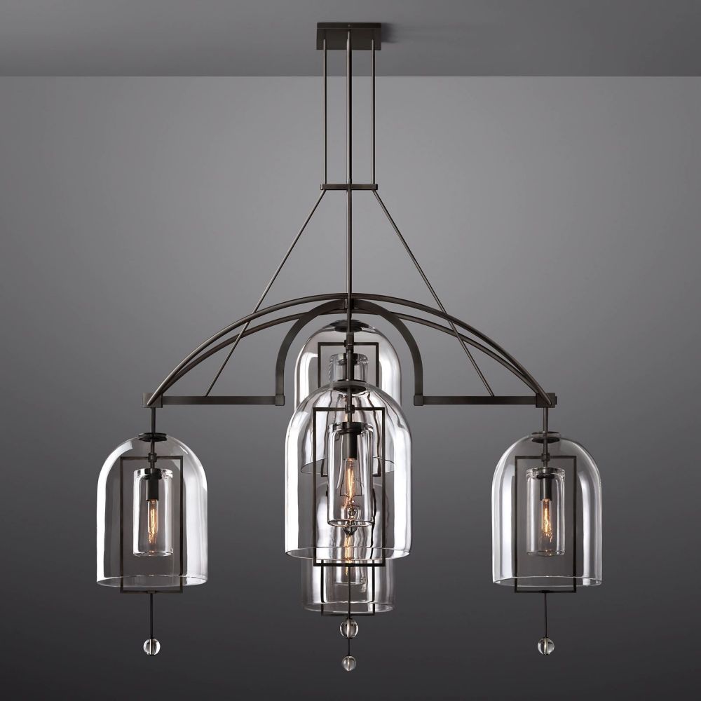 Fulcrum Round Chandelier 61"