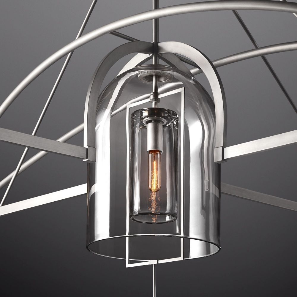 Fulcrum Round Chandelier 61"