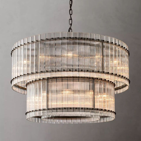 Santa Mar 2-tier Luxury Round Chandelier 48"