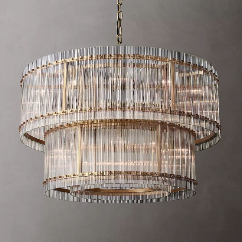 Santa Mar 2-tier Luxury Round Chandelier 48"