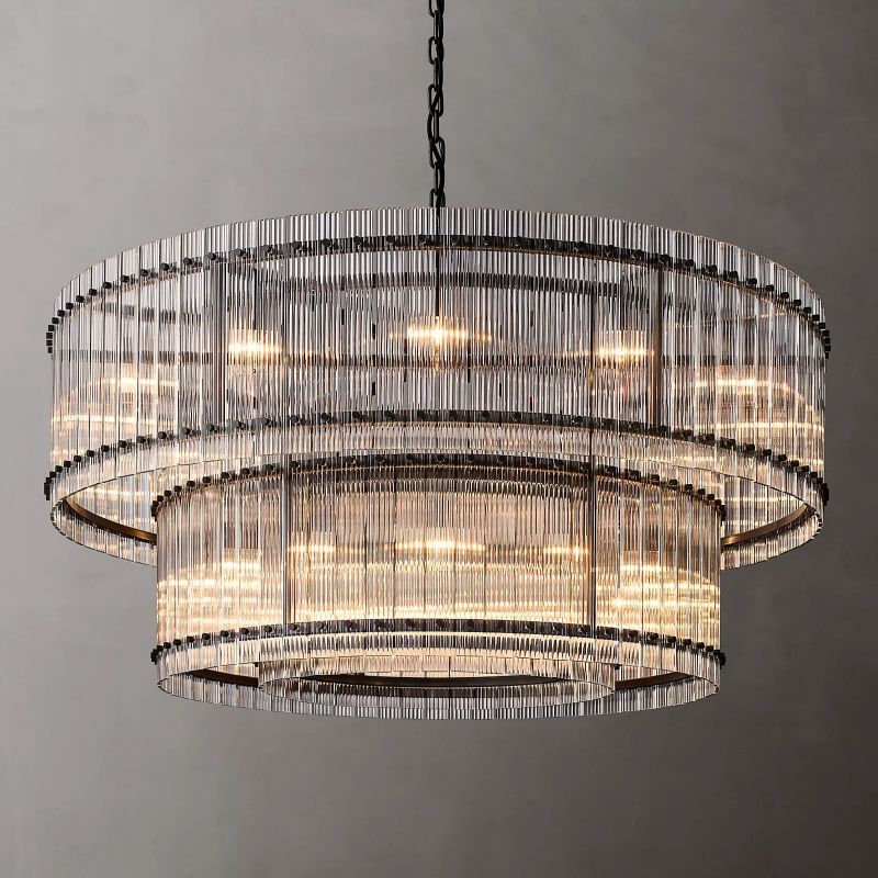 Santa Mar 2-tier Luxury Round Chandelier 60"