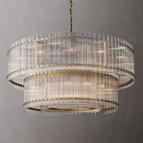 Santa Mar 2-tier Luxury Round Chandelier 60"