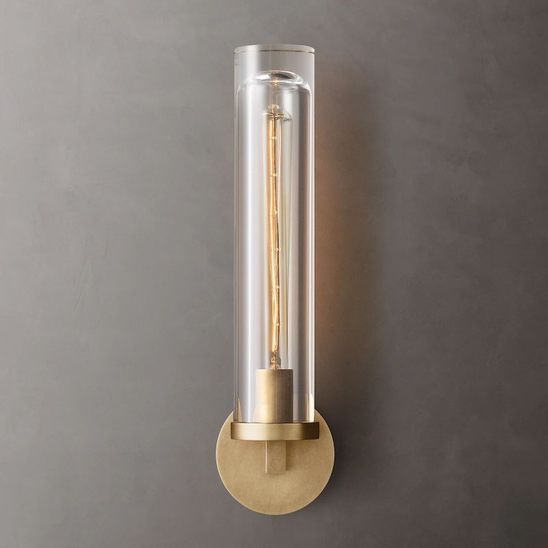 Savile Round Tube Sconce