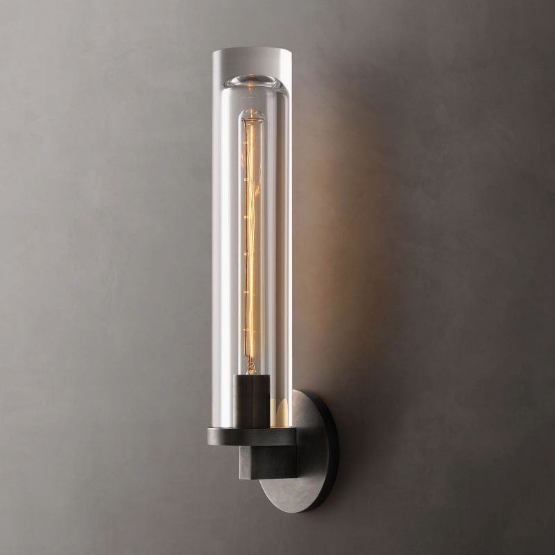 Savile Round Tube Sconce