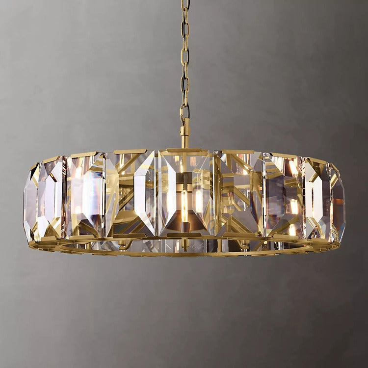 Harlow Crystal Round Chandelier 60" 43" 31" 19"