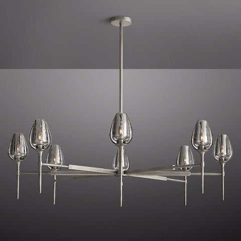 Tulip Round Living Room Chandelier 54"