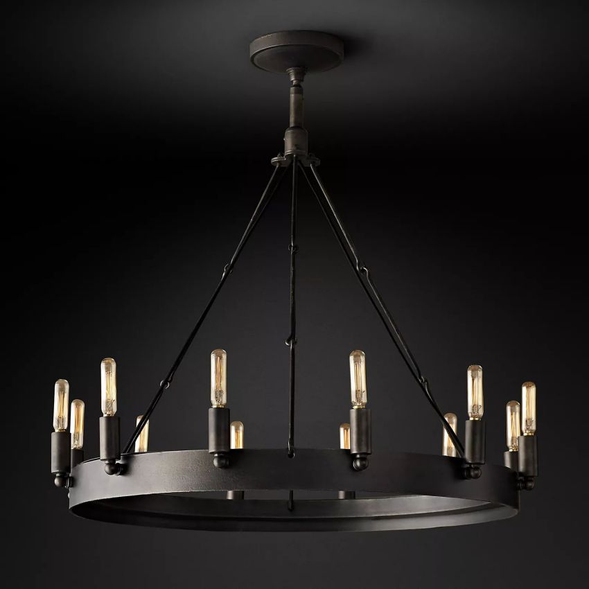 Camino Vintage Filament Round Chandelier