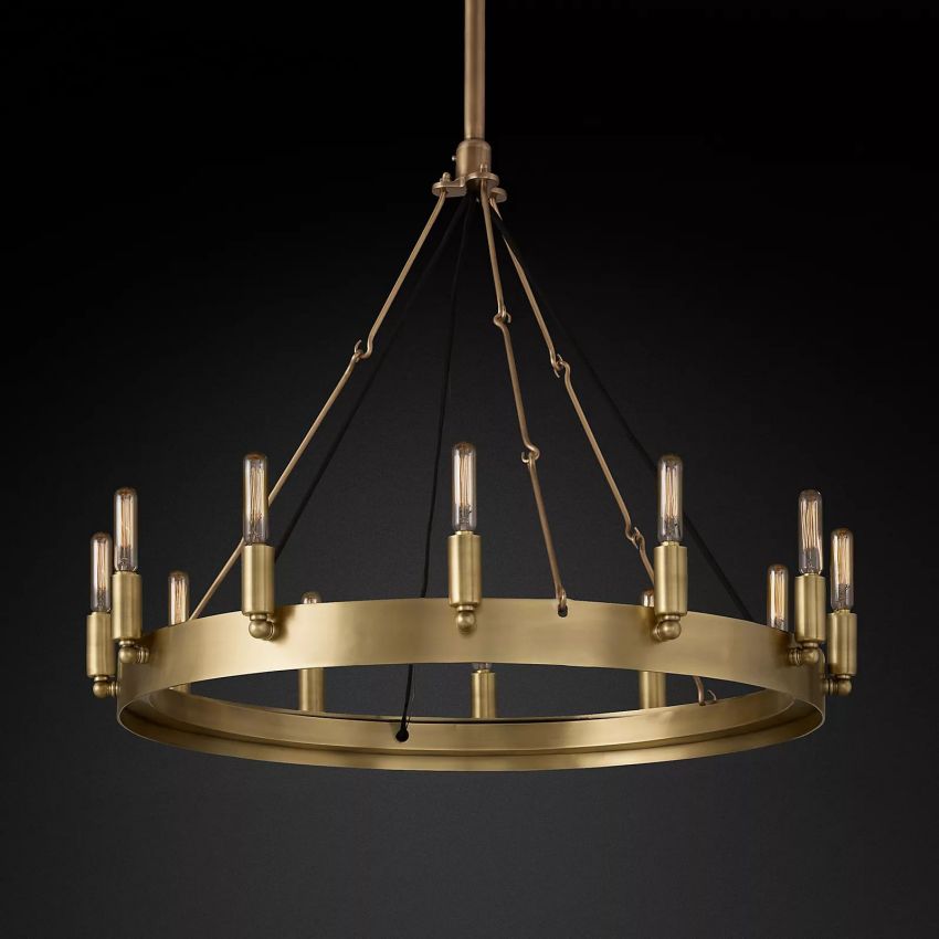 Camino Vintage Filament Round Chandelier