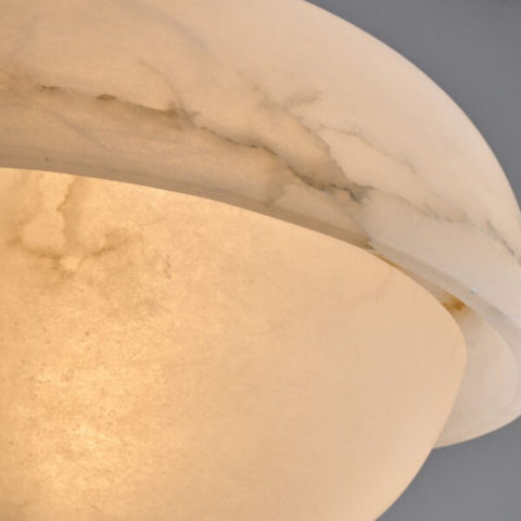 Alabaster Volterra LED Pendant 17''