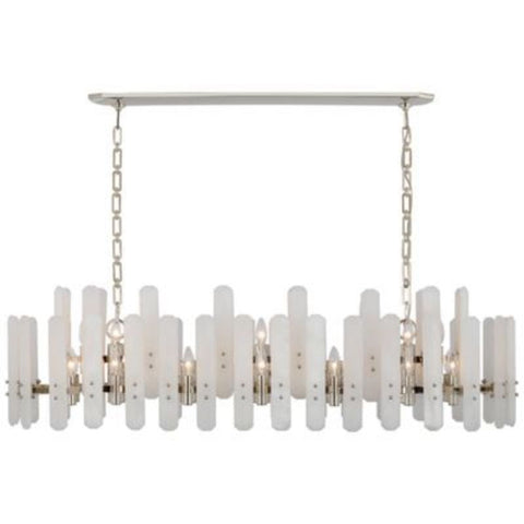 Juliet Bonnington Alabaster Large Linear Chandelier