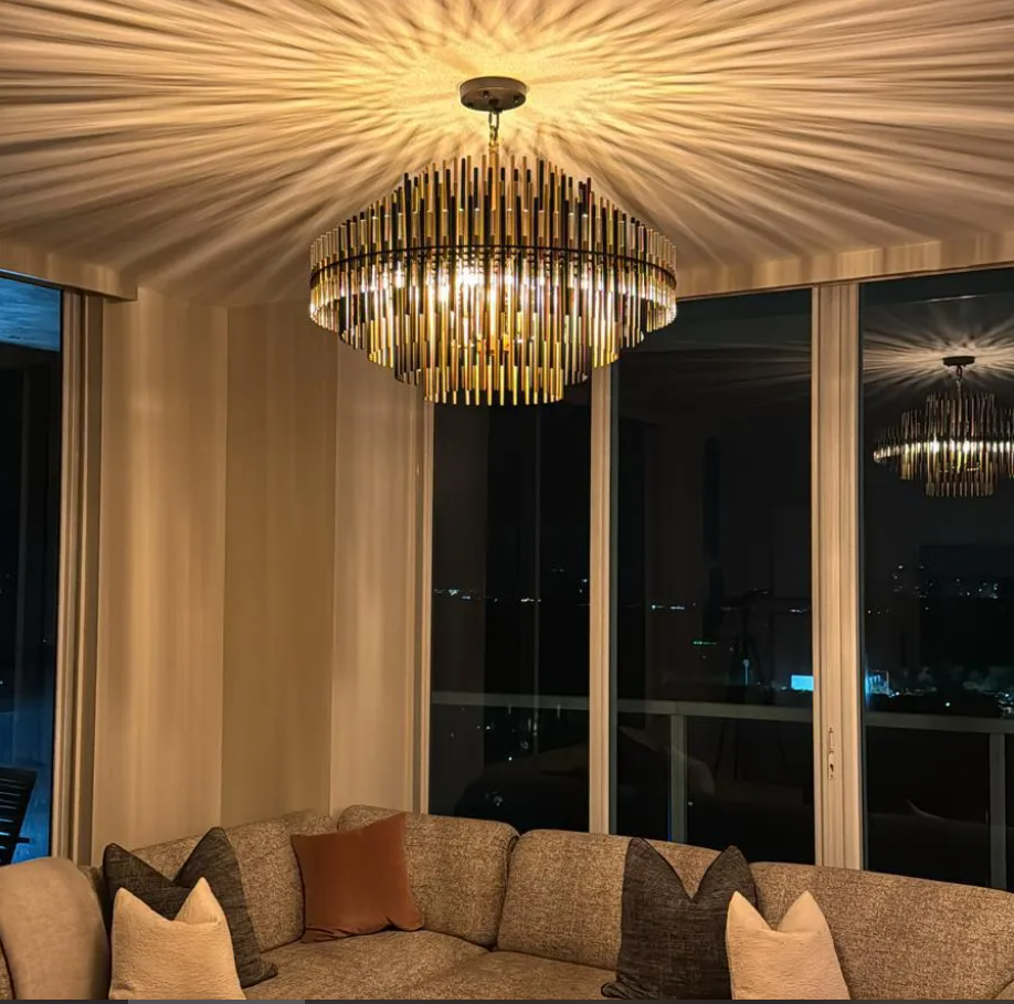 Emily Metal Chandelier For Living Room Dinning Room Bedroom