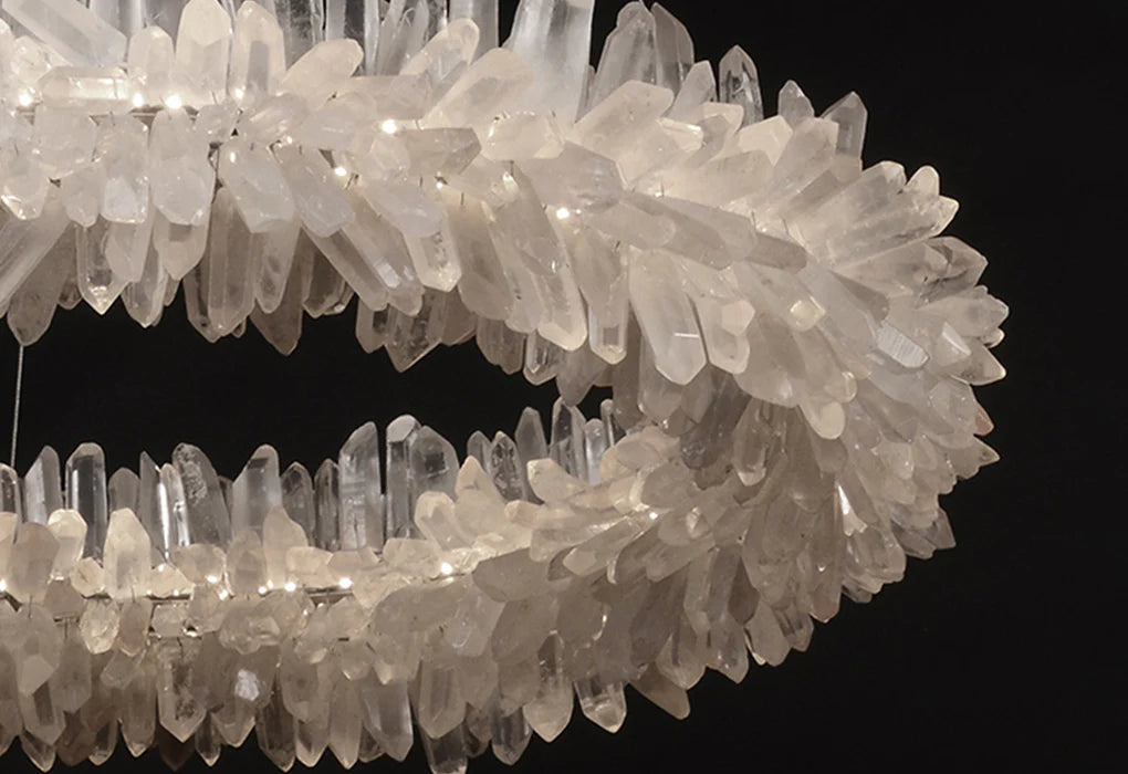 ROXI Quartz Crystal Chandelier 24" 36'' 48"