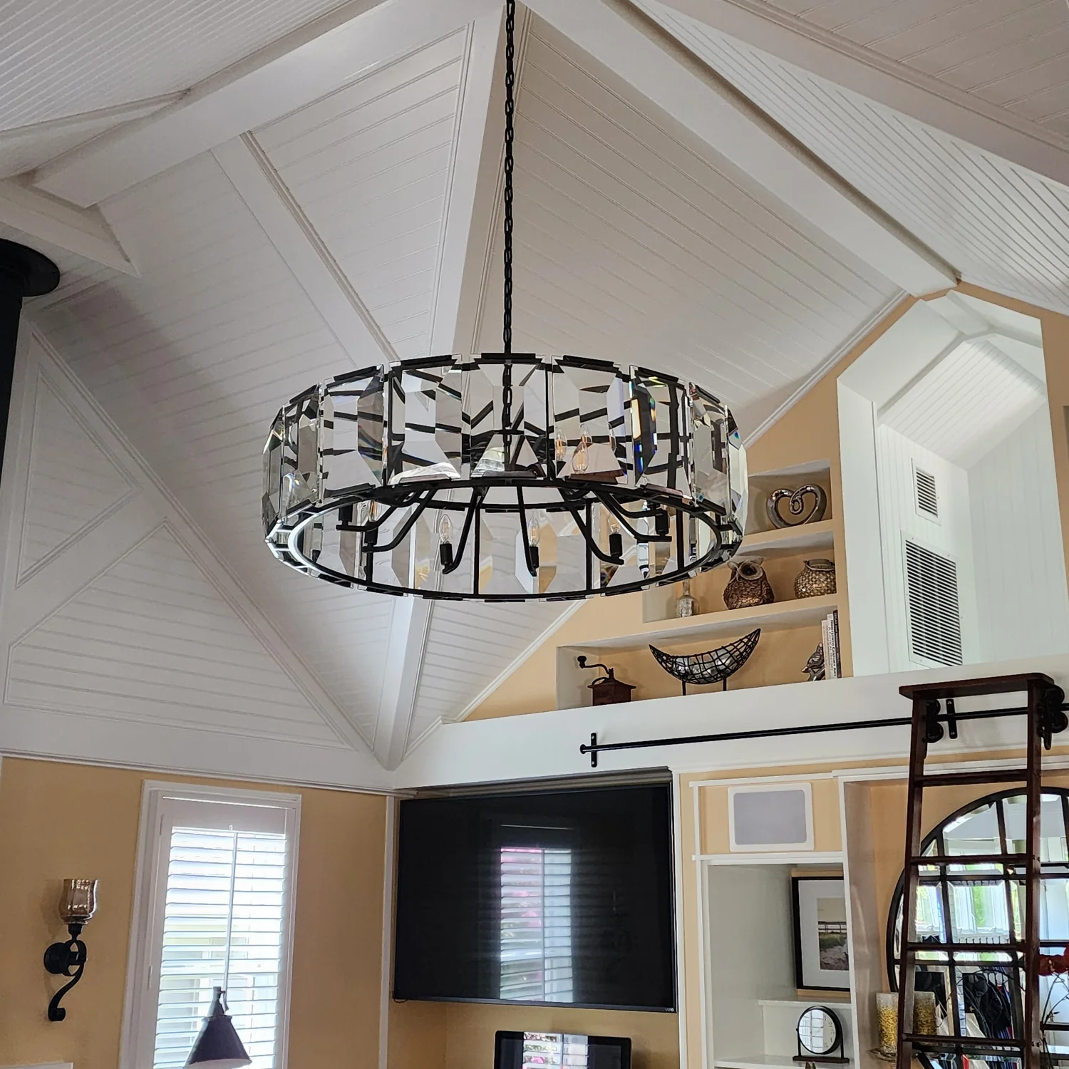 Harlow Crystal Round Chandelier 60" 43" 31" 19"