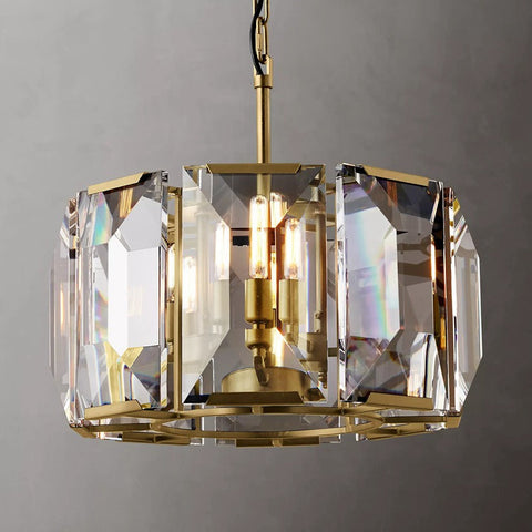 Harlow Crystal Round Chandelier 60" 43" 31" 19"