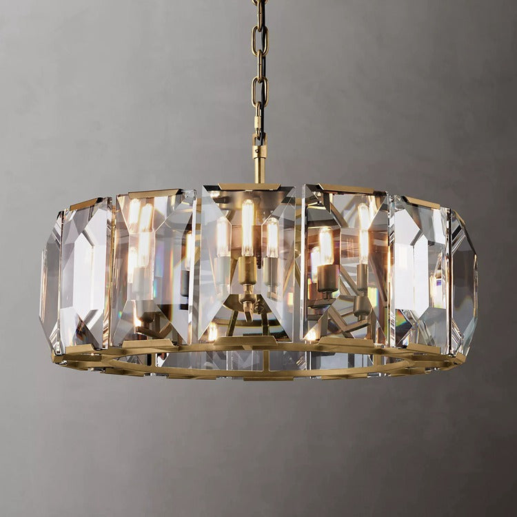 Harlow Crystal Round Chandelier 60" 43" 31" 19"