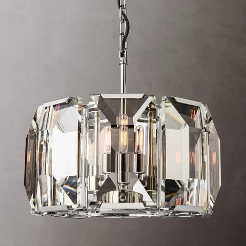 Harlow Crystal Round Chandelier 60" 43" 31" 19"