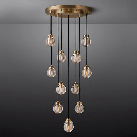 Pearl Round Chandelier