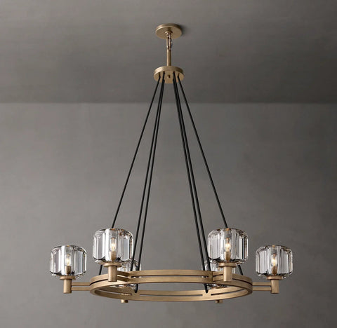 Demaret Round Chandelier 36" for Living Room, Bedroom, Dining Table