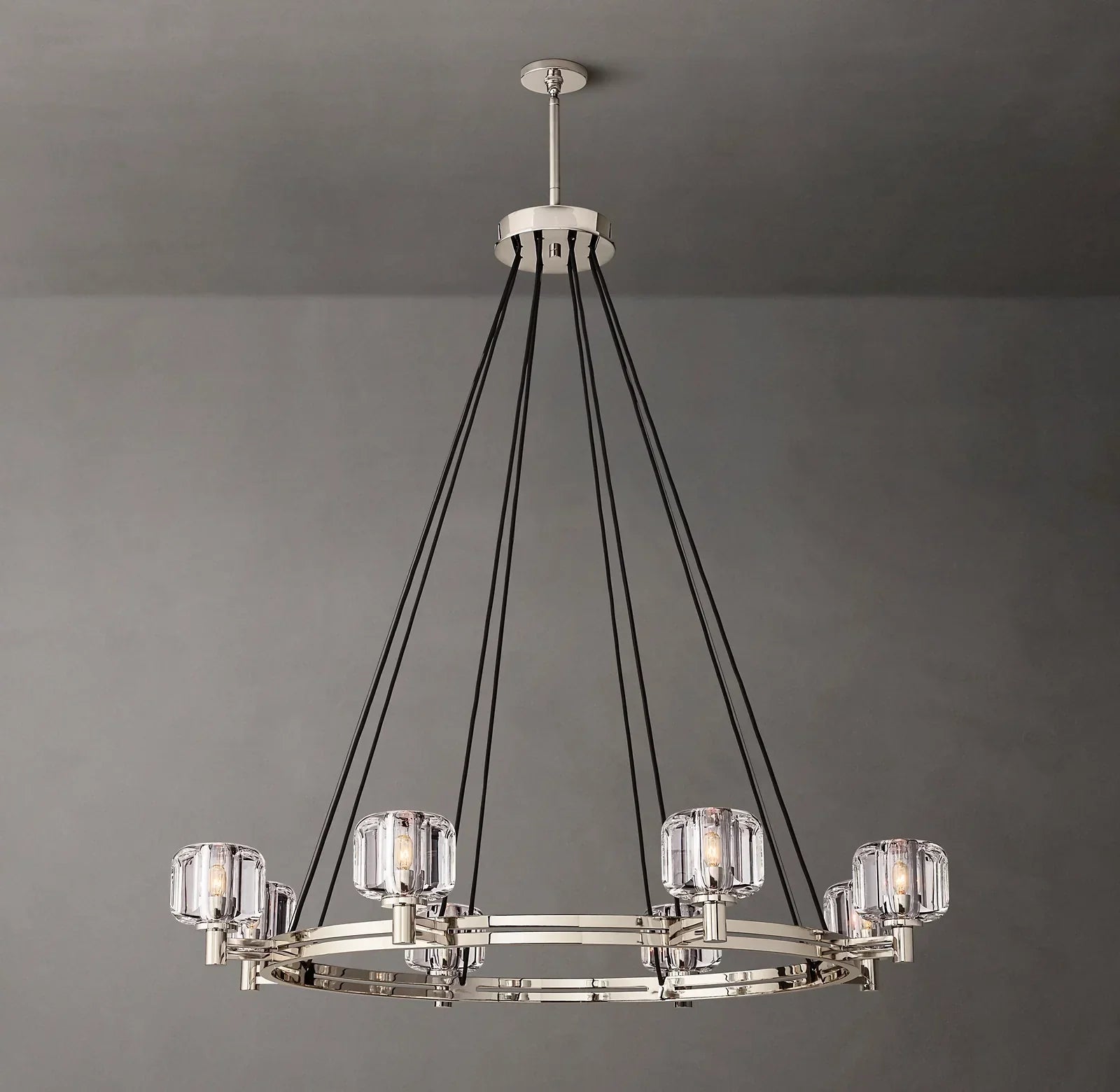 Demaret Round Chandelier 48" for Living Room, Bedroom, Dining Table