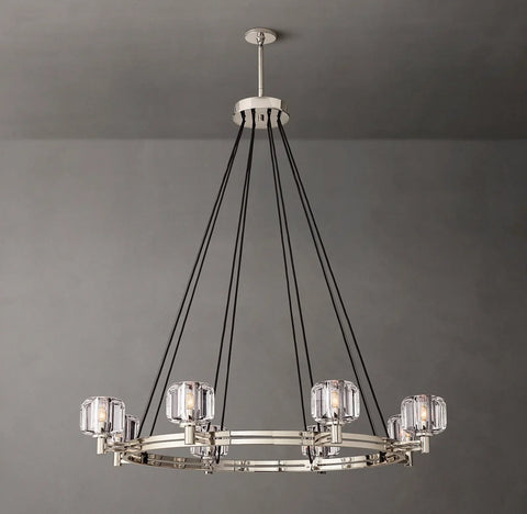 Demaret Round Chandelier 48" for Living Room, Bedroom, Dining Table