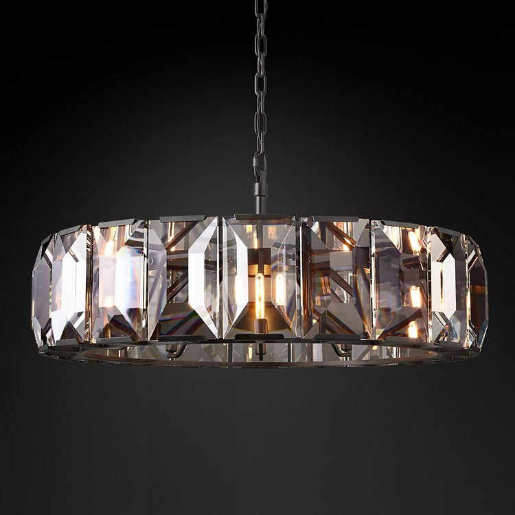 Harlow Crystal Round Chandelier 60" 43" 31" 19"