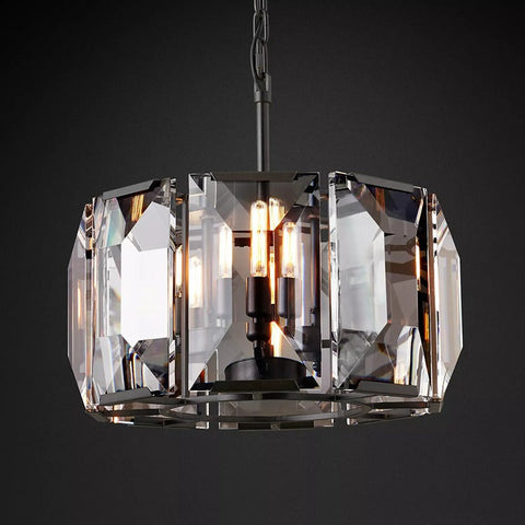 Harlow Crystal Round Chandelier 60" 43" 31" 19"