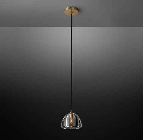 Hemisphere Modern Glass Pendant Light