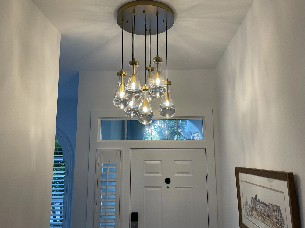 Modern Luxury Raindrop Round Chandelier,Raindrop Pendant Chandelier 5" 8" 14" 18" 36" 47" 60"