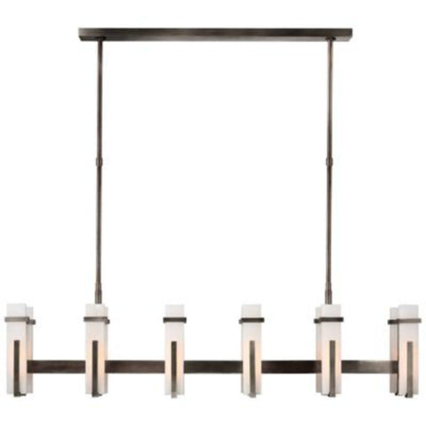 Alabaster Fowler Malik Large Linear Chandelier