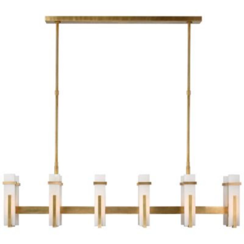 Alabaster Fowler Malik Large Linear Chandelier