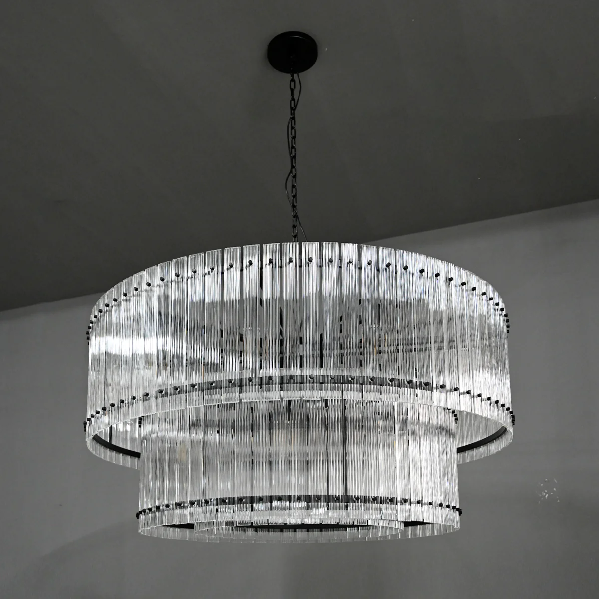 Santa Round Crystal Chandelier 60" 48" 37" 22"