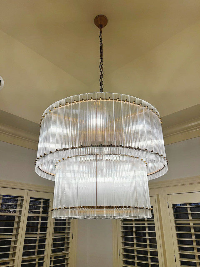 Santa Mar 2-tier Luxury Round Chandelier 48"